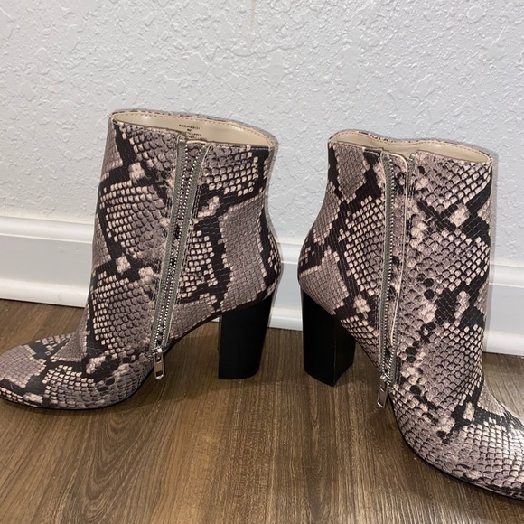 STEVE MADDEN Snake print booties - Picture 2 of 4